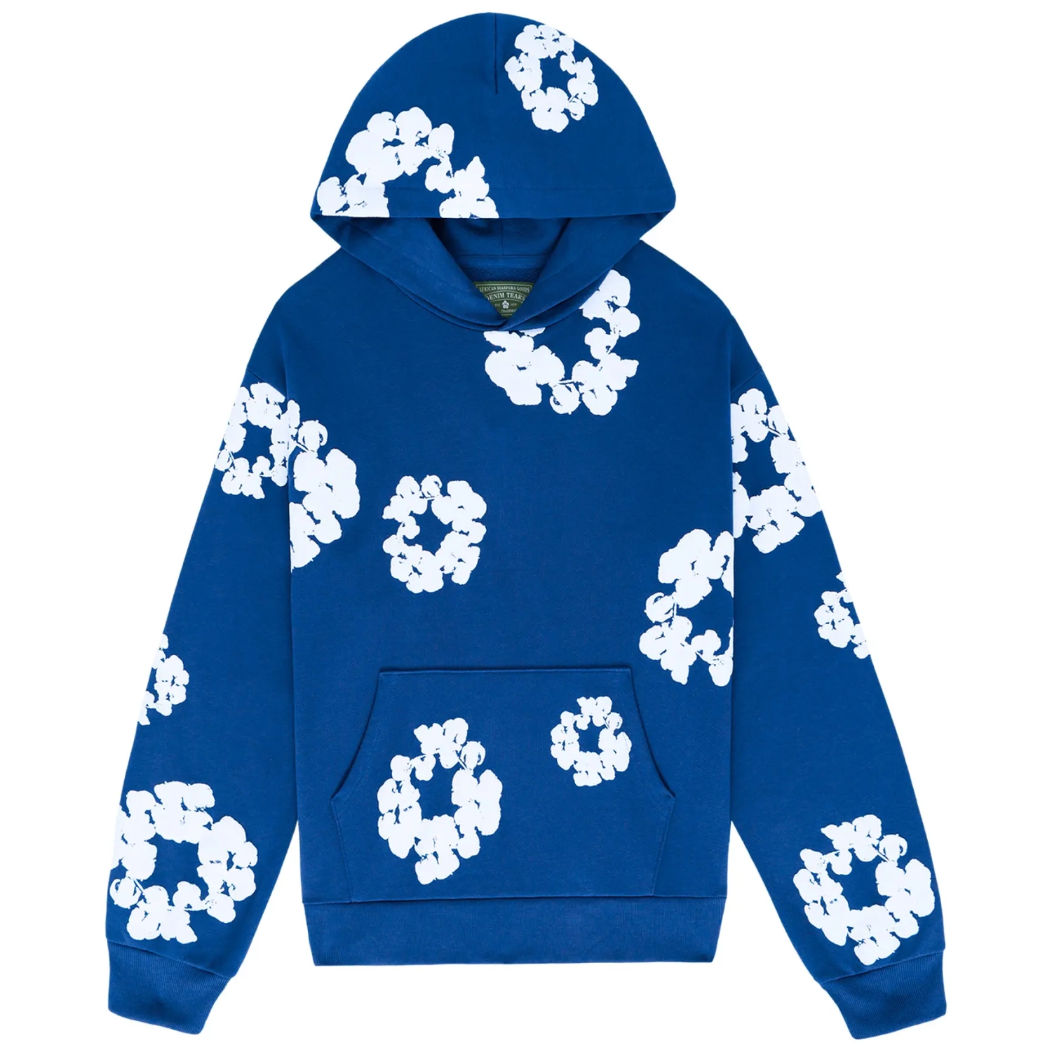 Sweat à capuche Denim Tears The Cotton Wreath Bleu Royal