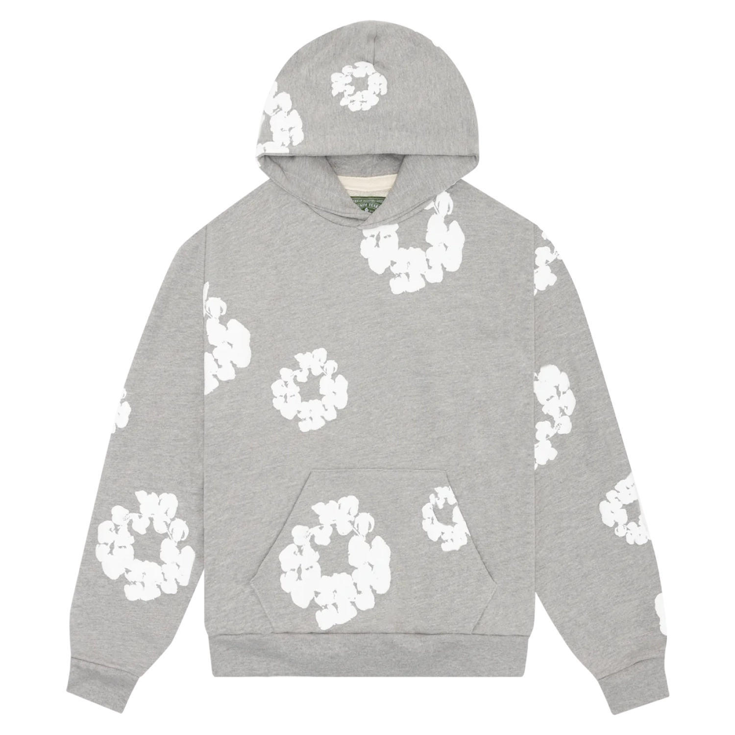 Sweat à capuche Denim Tears The Cotton Wreath Gris