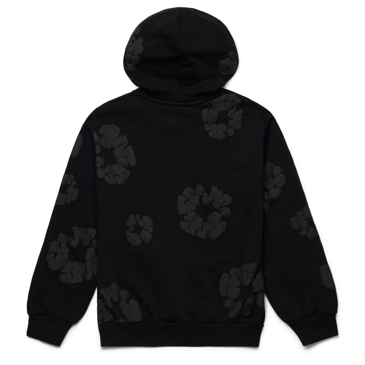 Sweat à capuche Denim Tears The Cotton Wreath Noir Monochrome