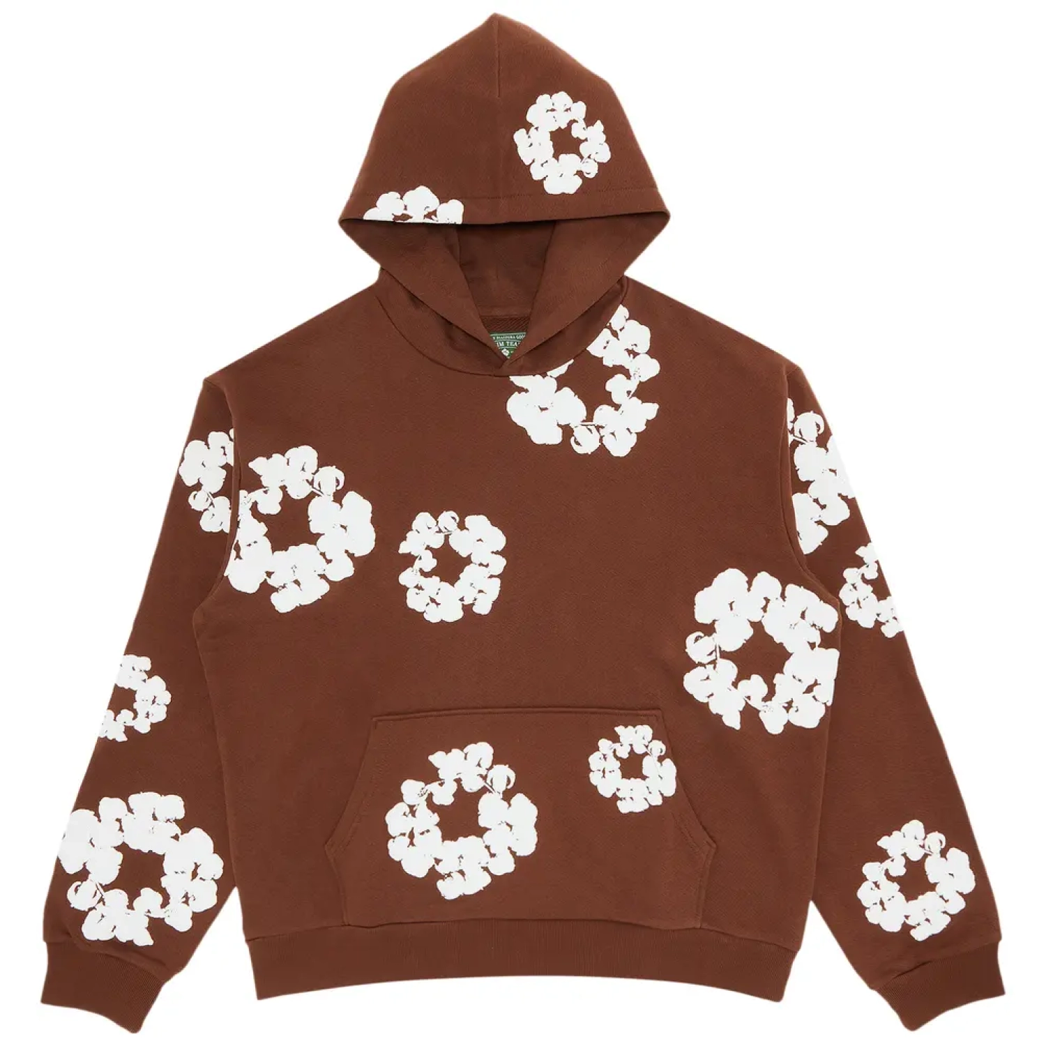 Sweat à capuche Denim Tears The Cotton Wreath Marron